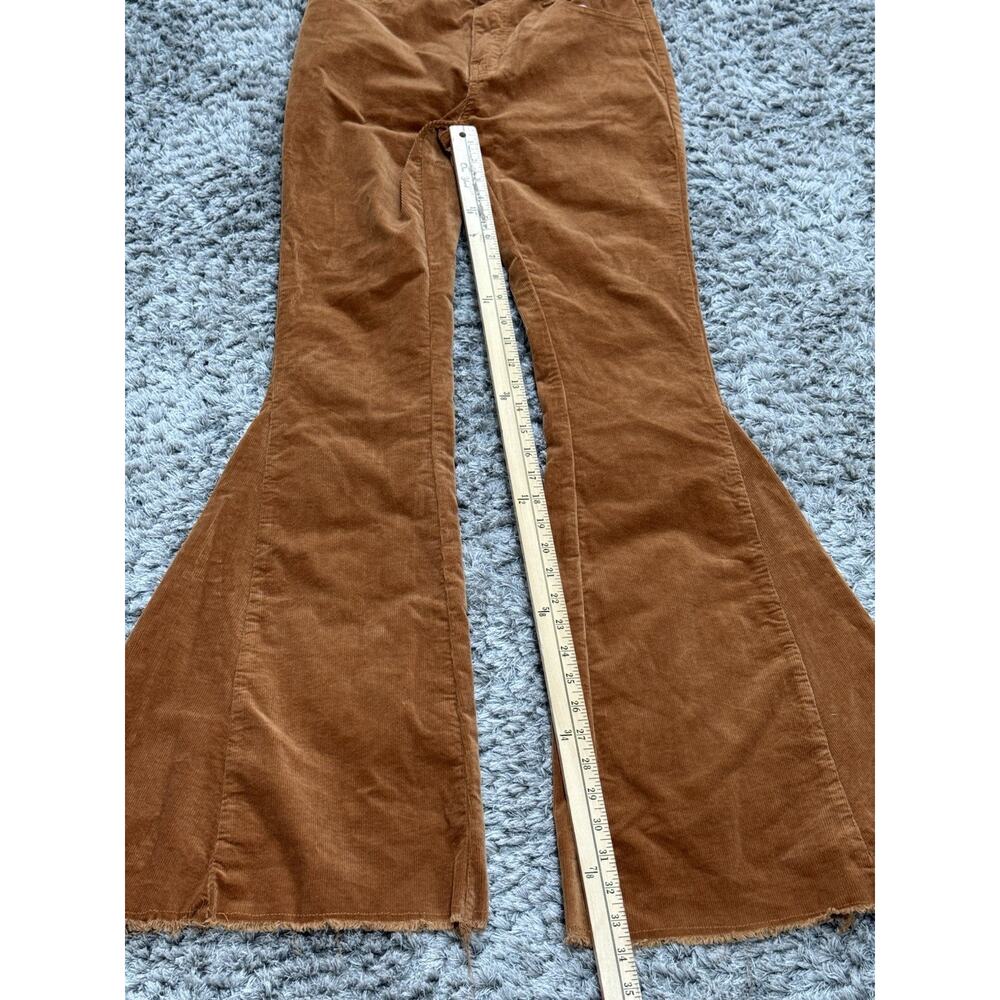 Corduroy Bootcut Flare Pants in Rust - Picture 12 of 16